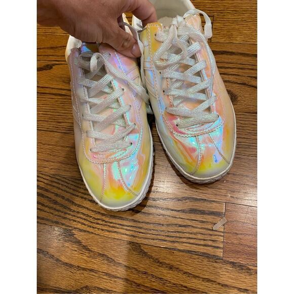 Tretorn Camden Iridescent Holographic Casual Sneakers Women's 8 - Picture 5 of 7